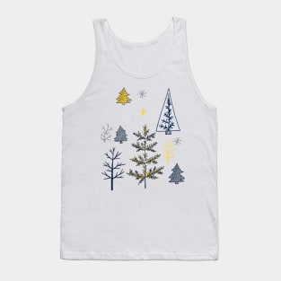 Cute Holiday Forest Tank Top